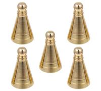 LIFKICH Moule à Cône de Parfum en Cuivre 5 Pièces, Facile à Utiliser Ranger, pour Décoration Maison ou Temple, Outil de Fabrication DIY pour Cônes de Parfum