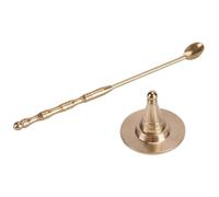 LIFKICH Moule à Parfum Cône en Cuivre Or, 1 Set, Outil DIY | Usage Maison et Bureau, Fabrication Simple, Forme Conique, Accessoire pour Tour Soi-même