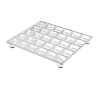 LIFKICH Moule à Pâte Ravioli Alliage Aluminium Compartiments Moule Réutilisable pour Raviolis et Pâtes Orientales Outil Pratique pour Préparation Rapide de Dumplings