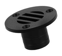 LIFKICH Nylon Drain de Bateau en Plancher de Type6-25mm pour Yacht | Noir, Drainage et Solide, Accessoires D’installation Inclus, Usage Marine et Équipement de Pont