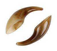 LIFKICH Outil de Massage en Corne de Résine pour Pression des Points D'acupuncture et Grattage, Bâton de Massage pour Cou et Muscles du Corps, Usage Traditionnel Chinois