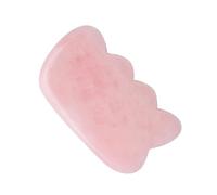 LIFKICH Outil de Massage Visage Gua Sha Naturelle Forme Ondulée Plaque de Grattage Douce pour Soin Peau Anti-ride et Hydratation Compact et Facile à Transporter