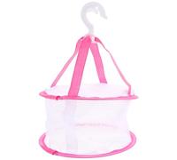 LIFKICH Panier de Séchage en Filet Rose Léger et Stable pour Éponges Cosmétiques et Pinceaux de Maquillage, Familles Tissu Solide