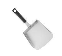 LIFKICH Pelle à Frites Inoxydable 15.16 Pouces Surface Lisse sans Bavure Spatule la Cuisine Sécurisée pour Hamburger Pop-Corn et Frites