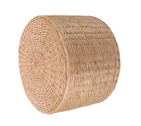 LIFKICH Petit Pouf Salon Tabouret D'entrée pour Se Changer Les Chaussures en Herbe Tressée, Tabouret de Jardin Tressé Marron Design Adorable pour Garçon et Filles en Extérieur