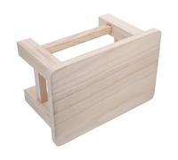 LIFKICH Petit Tabouret en Bois Massif pour Garçon et Filles Marchepied Compact en Bois Naturel Siège Multifonctionnel pour Maison et Salon Tabouret Rustique Selle Courte Sécurisée