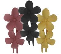 LIFKICH Pinces à Cheveux Clips Crocodiles Fleurs en PC pour Femmes Lot de 3 Pratiques et Élégants, pour Coiffure et Événements Formels