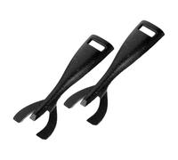 LIFKICH Pinces en Fer Forgé pour Barbecue 2pcs, Légères et Isolantes Thermiquement, Accessoires Pratiques pour Griller Steak et Ustensiles Cuisine