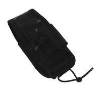 LIFKICH Pochette Radio en Nylon Noir Fermeture à Boucle pour Libérer Les Mains, Étui Banane pour Téléphone Portable pour Randonnée et Exercice