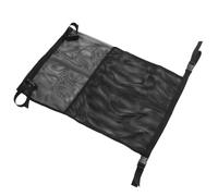 LIFKICH Porte-bouteille D'oxygène Portable Double pour Fauteuil Roulant avec Sangles Réglables, Conception à Double Cylindre et Compartiments de Rangement en Maille Noir en Nylon