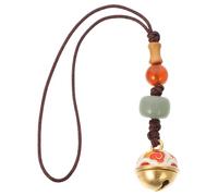LIFKICH Porte-clés en Laiton Pendentif Rétro Vintage et Cloche, Accessoire DIY pour Création de Bijoux de Téléphone et Décoration Délicate