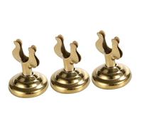 LIFKICH Porte Menu Mariage en Métal Or 3 Pièces, Porte-numéro de Table U Élégant et Créatif, Support pour Trombone à Menu Papier et Extraits de Notes Lors D'accessoires Fête Anniversaire