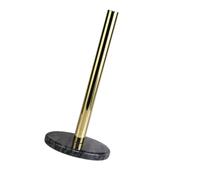 LIFKICH Porte-Rouleau de Papier Essuie-Tout et Barre Dorée en Marbre Naturel Base Grise Facile à Nettoyer et Pratique pour Rangement la Cuisine ou Salle de Bain