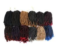 LIFKICH Postiche Dreadlocks Crochet 30 Mèches 20 CM Fibre Basse Température Extensions Cheveux Synthétiques pour Femme Style Fausses Tresses Printemps Usage Quotidien Fête