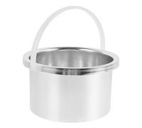 LIFKICH Pot à Cire en Alliage d'Aluminium 105 MM pour Chauffe-Cire Récipient de Fonte Cire pour Salon de Beauté et Professionnel