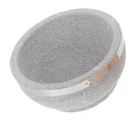 LIFKICH Pot en Pierre Naturelle Cuisine Coréenne, Bol Résistant la Chaleur, Facile à Nettoyer, pour Marmite Bibimbap et Cuisson Maison