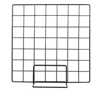 LIFKICH Présentoir à Grille Métallique Noir en Fer Design Moderne, Facile à Suspendre et Transporter, pour Expositions Artisanales et Boutiques