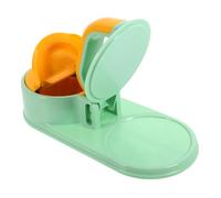 LIFKICH Presse à Pâte Manuelle en Plastique Abs Vert, Outil Multifonction pour Fabriquer des Enveloppes à Dumplings et Pâtes, Résistant et Facile à Utiliser Cuisine