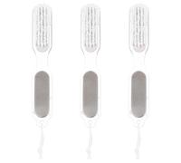 LIFKICH Râpe à Pied Multifonction 3 Pièces en Pierre et Pp pour Enlever la Peau Morte, Brosse de Nettoyage pour Pieds, Soins Efficaces les Callosités
