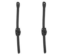 LIFKICH Réglables en PVC Noir 2 Ensembles de Sangles de Patins à roulettes Boucle et Vis, Faciles à Installer pour Patinage Glace et Roller