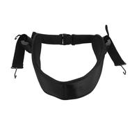 LIFKICH Sangle de Tambour Noire en Nylon et Métal, Ceinture Réglable pour Percussions Africaines à Main, Capacité de Charge Forte, Libère les Mains, pour Scène et Répétition