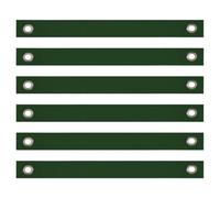 LIFKICH Sangle Support Tuteurage Arbre Vert 6 Pièces Nylon Incassable Fixation Protection Vent pour Jeunes Arbres Extérieurs