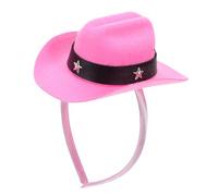 LIFKICH Serrage-Tête Petit Chapeau Haut-de-Forme Rose 135 CM en Plastique Léger pour Déguisement Fête et Carnaval Bandeau Cheveux Femme Accessoire Thématique pour Anniversaire et Goûter