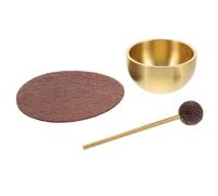 LIFKICH Set de bols de fréquence en métal avec maillet et coussin, idéal pour méditation profonde et yoga, comprend guide d'utilisation et accessoires yoga