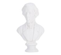 LIFKICH Statue de Buste en Résine de Chopin Texture Réaliste et Design Européen Élégant, Décoration de Bureau Unique pour Amateurs de Musique et Collectionneurs