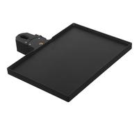 LIFKICH Support à Clous Noir en Abs pour Poste de Manucure, Grand Lampadaire Plateau Léger et Facile d'entretien, pour Salons de Beauté et Installations à Domicile