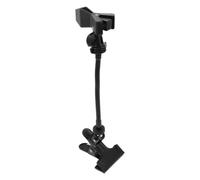 LIFKICH Support de Guitare Portable sans Cordes, Extension Micro, Scène | Métal et Plastique, Installation Rapide sans Alimentation, pour Enseignement Musical et Prestations, Noir