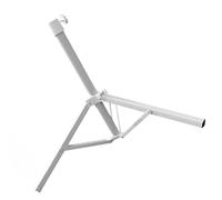 LIFKICH Support de Parasol Vis de Serrage Ajustable en Fer Blanc Triangulaire Base Lestée Portable en Fête été Jardin pour Parasol de Plage