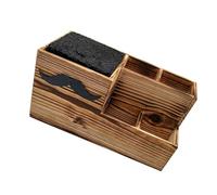 LIFKICH Support Multifonction en Bois pour Ciseaux et Peignes de Salon Barbershop Capacité Importante pour Accessoires de Coiffure Couleur Aléatoire Couleur Aléatoire Couleur Aléatoire