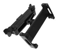 LIFKICH Support Tablette Voiture Appui-tête Réglable Télescopique, Support Téléphone Siège Arrière Auto en Alliage et Abs, Fixation Antidérapante Stable pour Tablette et Smartphone, Usage