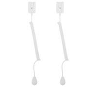 LIFKICH Système de Câble Rétractable Adhésif Double Fil Métallique Antidérapant, Attache de Sécurité pour Télécommande et Tablette, Protection Antivol pour Téléphones en Déplacement