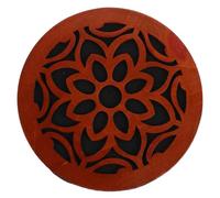 LIFKICH Tambour Océanique à Main pour Contemplation et Relaxation en Bois Compact et Portable Instrument de Percussion Ethnique de Thérapie Sonore Sons Onomatopéiques Apaisants