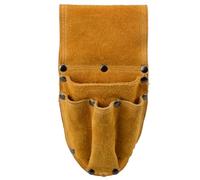 LIFKICH Trousse à Outils Multifonction et Renforts Métalliques en Cuir de Vachette Suédé pour Jardinage et Construction