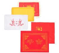 LIFKICH Trousse Funéraire en Tissu pour Urne Funéraire Grosse Capacité, Décoration Pratique et Délicate pour Famille et Cimetière, Ensemble 5 Pièces avec Pochette