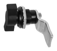 LIFKICH Verrou à Came à Poignée T Noire Cylindrique pour Armoires Électriques et Boîtes à Équipements 2.36X1.50X0.79In Système de Verrouillage sans Bouton pour Usage Ateliers et