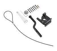 LIFKICH Verrou de Portail en Acier Solide Levier à Gravité, Installation Simple Vis, Verrouillage Automatique, pour Portillon de Jardin et Clôture Extérieure