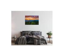 LIFKNVN Affiche sur toile représentant la forêt des montagnes Blue Ridge, décor mural idéal pour la maison, le couloir ou le salon (60 x 95 cm/sans cadre)