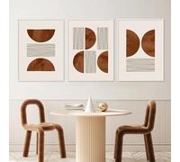 LIFKNVN Affiches minimalistes contemporaines abstraites sur toile, lignes géométriques, peinture murale moderne, décoration intérieure de salon, 70 x 100 cm, sans cadre