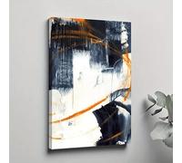 LIFKNVN Tableau abstrait sur toile, style neutre, impression d'art mural, art minimaliste moderne, œuvre d'art abstraite moderne pour la chambre (60 x 90 cm/sans cadre)