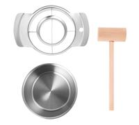 LIFKOME 1 Ensemble Outil Éplucheur de Acier Inoxydable Bol Marteau pour Éplucher Fruits Cuisine