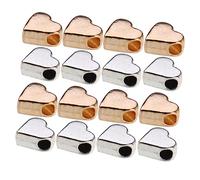 LIFKOME 1 ensemble Perles Intercalaires Alliage Forme de Cœur pour DIY Lot de Breloques Or pour Fabrication de Bijoux Bracelet Collier et Accessoires de Décoration