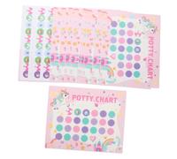 LIFKOME 1 ensemble Tableau Apprentissage Propreté pour Garçon Fille avec Autocollants Réutilisables Chartes de Formation pour et Conçu pour Établir une Routine de Toilette Amusante et