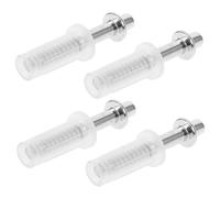 LIFKOME 1 Jeu Kit De Quincaillerie Métallique Pour Portes Pliantes À Charnières Et Pivots Pour Portes Coulissantes À Double Volet Installation Facile Et Fonctionnalité Améliorée 4 Pièces