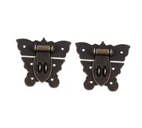 LIFKOME 1 Jeu Lot De Verrous De Vintage Pour Boîtes Fermoirs Décoratifs Style Antique Pour Coffres Armoires Et Meubles Installation Facile 2 Pièces