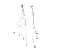 LIFKOME 1 Paire boucles d'oreilles strass outlet exit gala rhinestone festival present d'oreille gland pendentif d'oreille en strass Bijoux d'oreille bijoux femme Alliage strass Silver