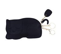 LIFKOME 1 Pc Porte-Monnaie Chat Porte Monnaie Halloween Porte-Monnaie d'halloween Porte-Monnaie Kawaii Petit Portefeuille De Téléphone Portable De Rangement Bourse Unité Centrale Black